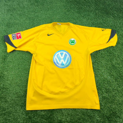 VfL Wolfsburg 2004/05 Quiroga #18 Drittes Trikot