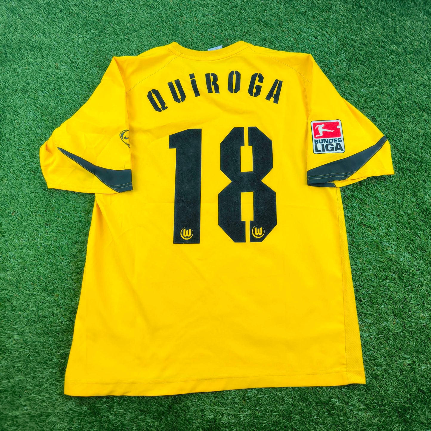 VfL Wolfsburg 2004/05 Quiroga #18 Drittes Trikot