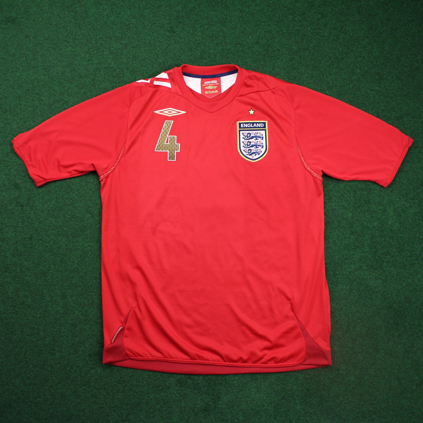 England 2006 Gerrard #4 Auswärtstrikot