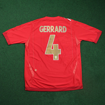 England 2006 Gerrard #4 Auswärtstrikot