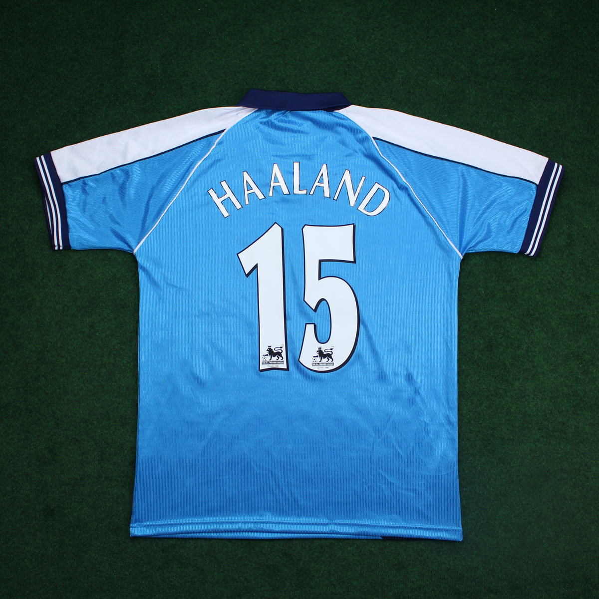 Manchester City 1999/00 Haaland #15 Heimtrikot – Vintagescore
