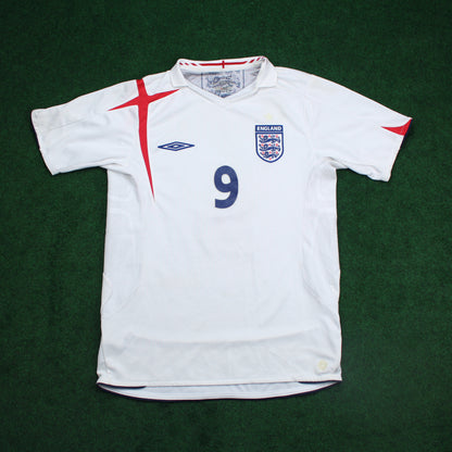 England 2006 Rooney #9 Heimtrikot