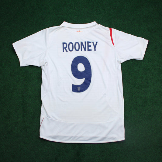 England 2006 Rooney #9 Heimtrikot