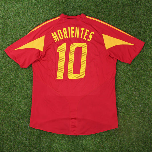 Spanien 2004 Morientes #10 Heimtrikot