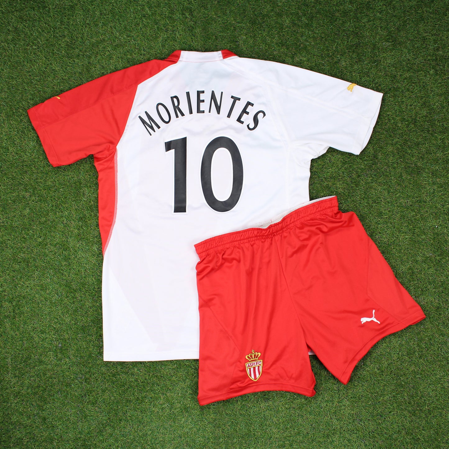 AS Monaco 2004/05 Morientes #10 Heim Trikot + Hose