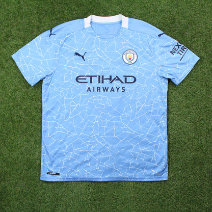Manchester City 2020/21 De Bruyne #17 Heim Trikot