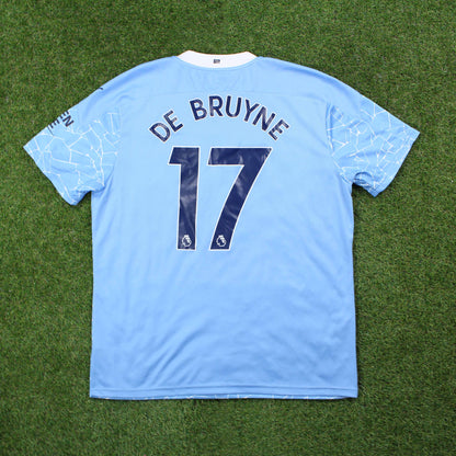 Manchester City 2020/21 De Bruyne #17 Heim Trikot