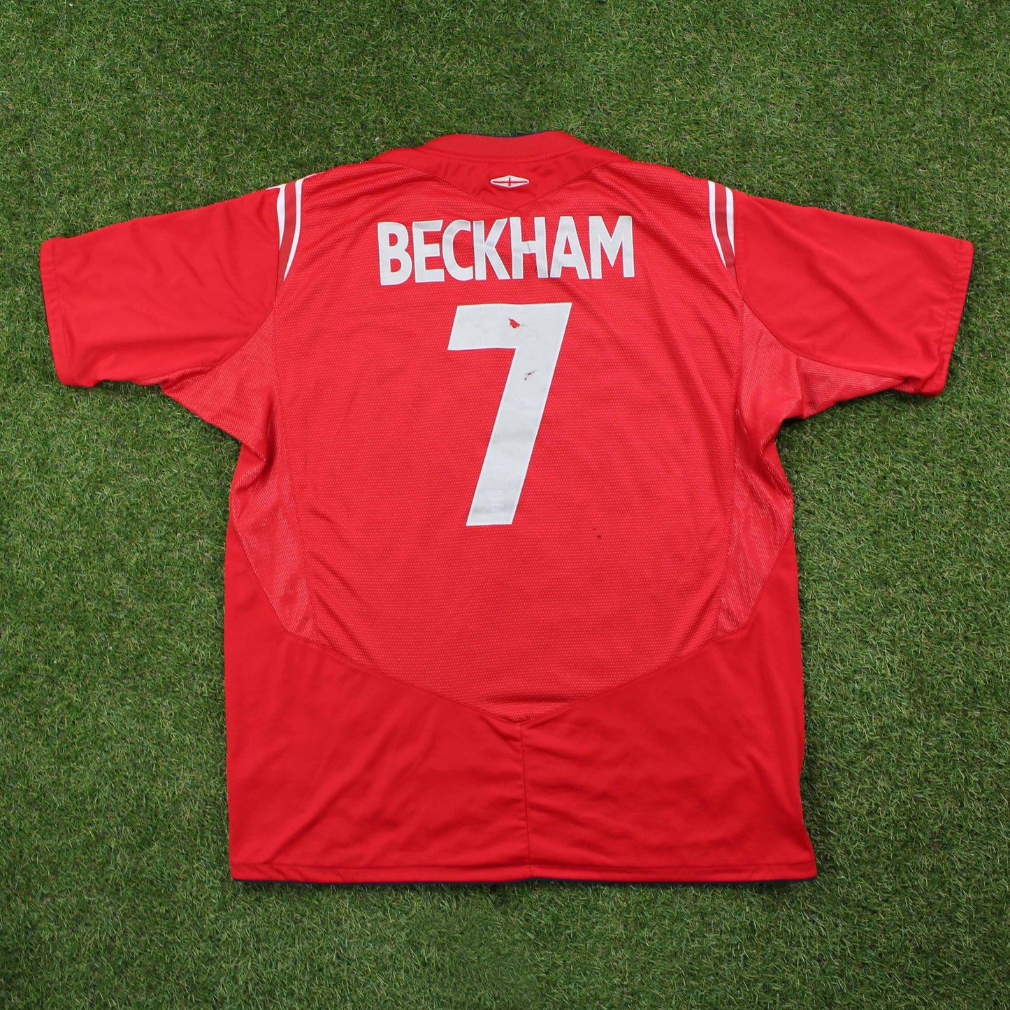 England 2004 Beckham #7 Auswärts Trikot