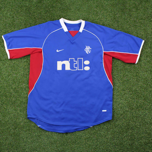 Glasgow Rangers 2001/02 Heim Trikot