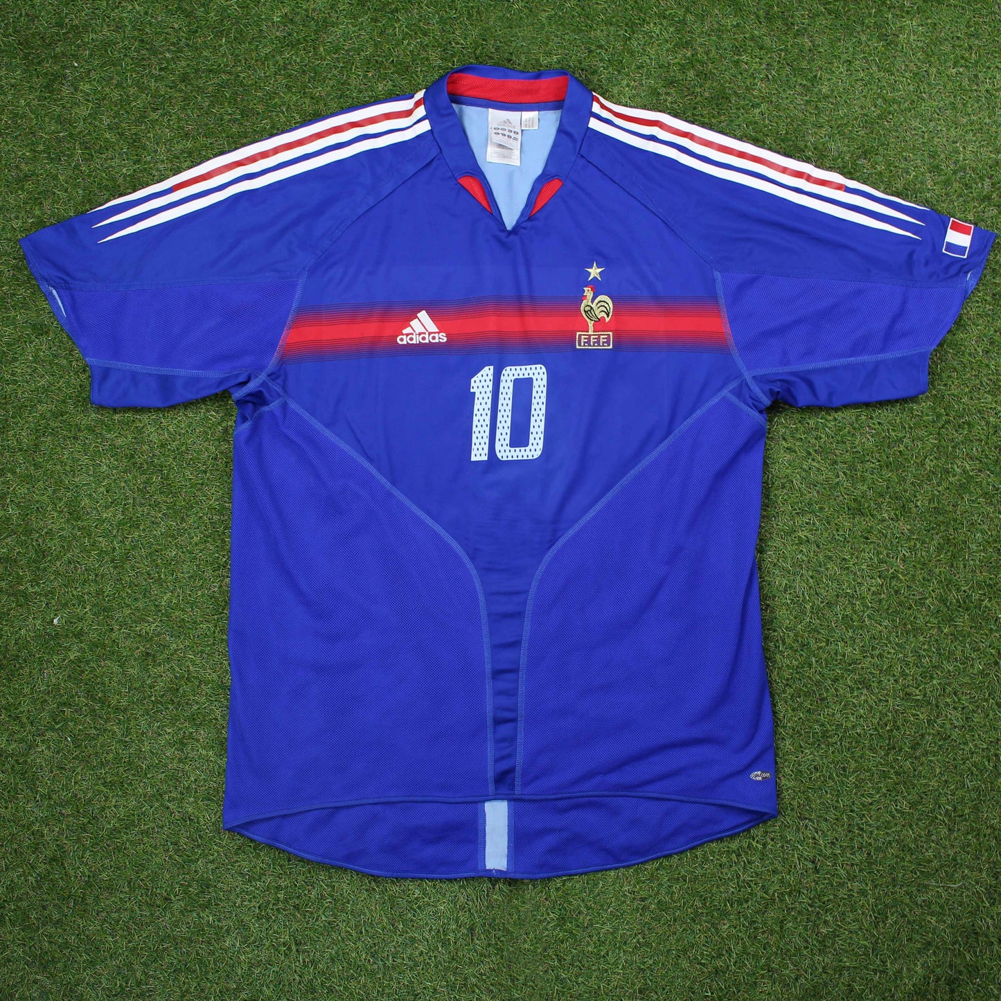 Frankreich 2004 Zidane #10 Heim Trikot