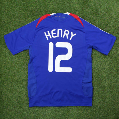Frankreich 2008 Henry #12 Heim Trikot