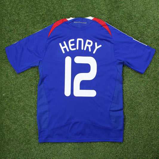 Frankreich 2008 Henry #12 Heim Trikot