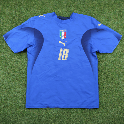 Italien 2006 Inzaghi #18 Heim Trikot