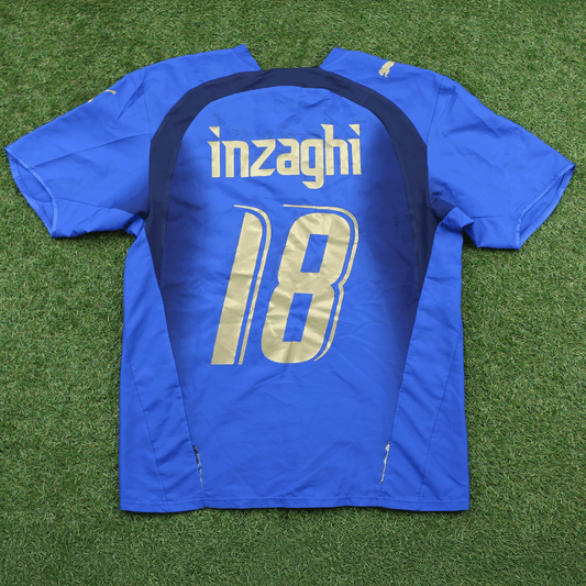 Italien 2006 Inzaghi #18 Heim Trikot