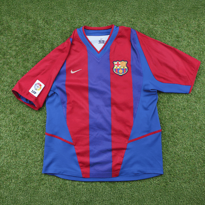 FC Barcelona 2002/03 Heim Trikot