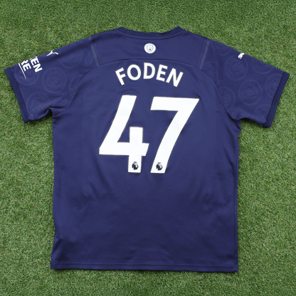 Manchester City 2021/22 Foden #47 Drittes Trikot