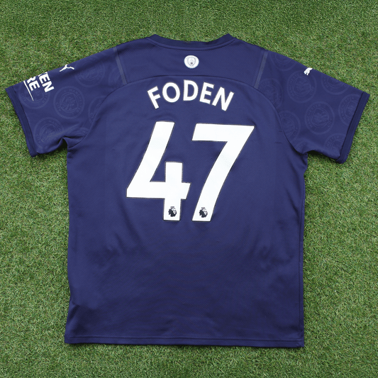 Manchester City 2021/22 Foden #47 Drittes Trikot