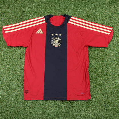 Deutschland 2008 Podolski #10 Auswärts Trikot
