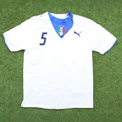 Italien 2006 Cannavaro #5 Auswärts Trikot