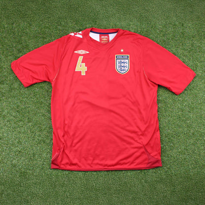 England 2006 Gerrard #4 Auswärts Trikot