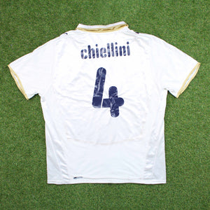 Italien 2008 Chiellini #4 Auswärts Trikot