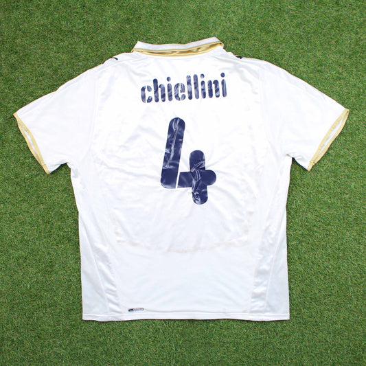 Italien 2008 Chiellini #4 Auswärts Trikot