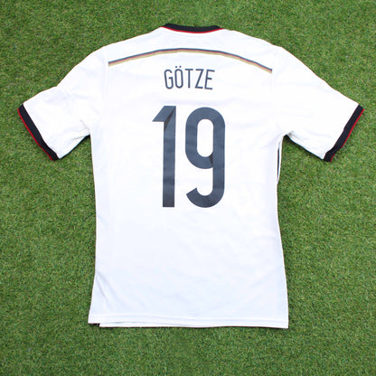 Deutschland 2014 Götze #19 Heim Trikot