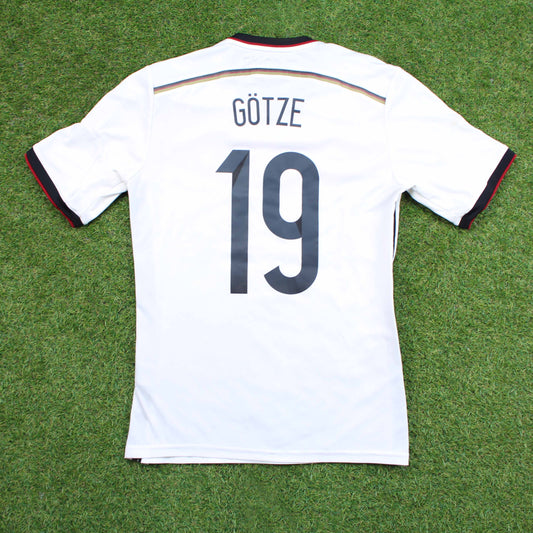 Deutschland 2014 Götze #19 Heim Trikot