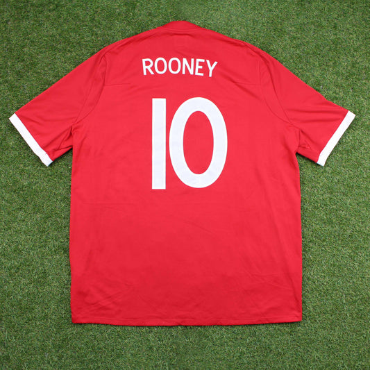 England 2010 Rooney #10 Auswärts Trikot