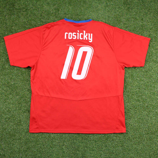 Tschechien 2008 Rosicky #10 Heim Trikot