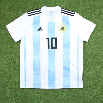 Argentinien 2018 Messi #10 Heim Trikot