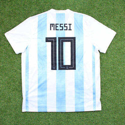 Argentinien 2018 Messi #10 Heim Trikot