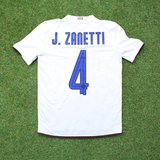 Inter Mailand 2008/09 Zanetti #4 Auswärts Trikot