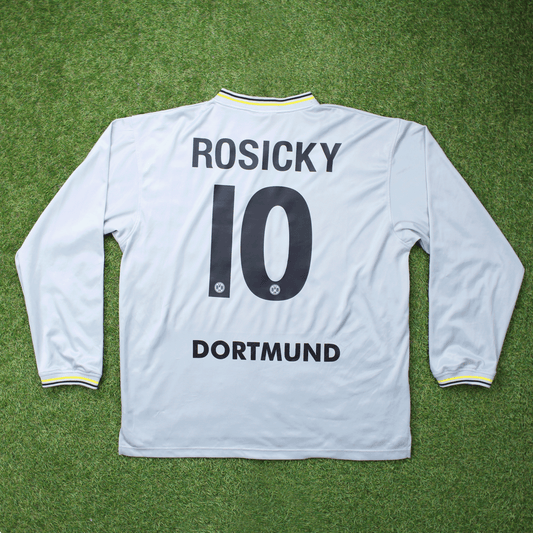 Borussia Dortmund 2000/01 Rosicky #10 Auswärts Trikot Longsleeve