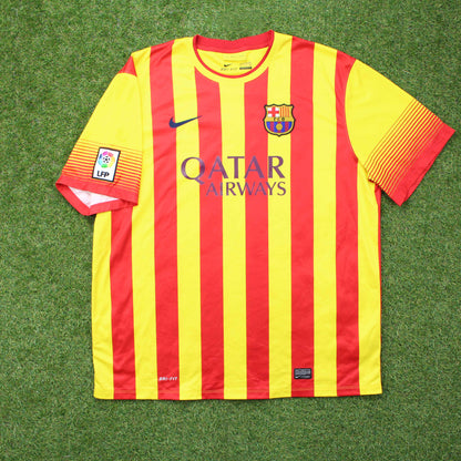 FC Barcelona 2013/14 Auswärts Trikot