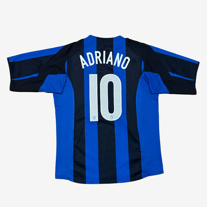 Inter Mailand 2004/05 Adriano #10 Heim Trikot