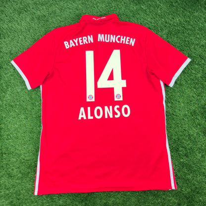 FC Bayern München 2016/17 Alonso #14 Heim Trikot