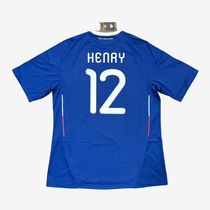 Frankreich 2010 Henry #12 Heim Trikot (Neu)