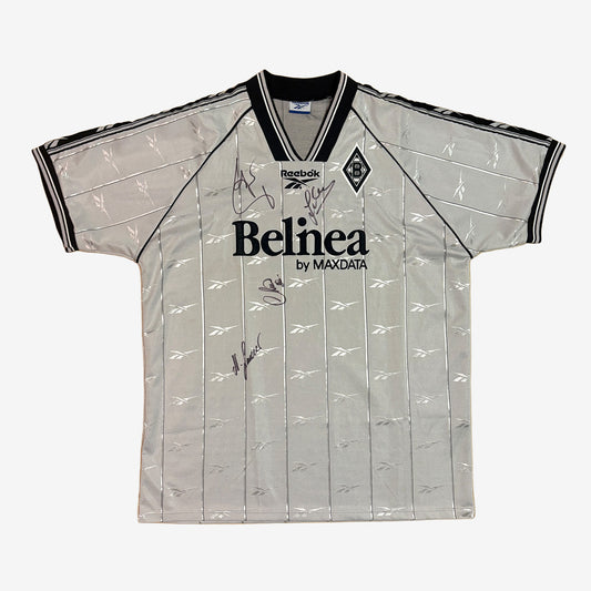 Borussia Mönchengladbach 1997/98 Heim Trikot + Unterschriften