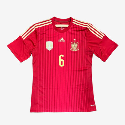 Spanien 2014 Iniesta #6 Heim Trikot (Neu)