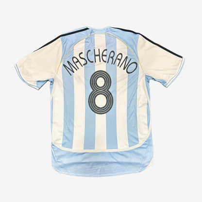 Argentinien 2006 Mascherano #8 Heim Trikot