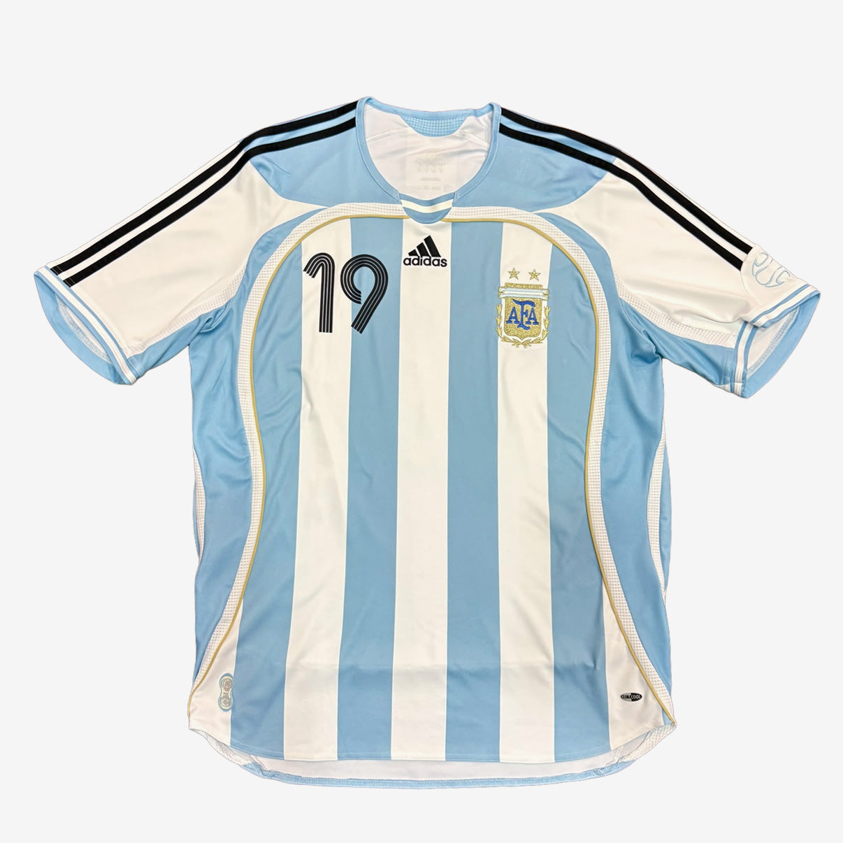 Argentinien 2006 Messi #19 Heim Trikot