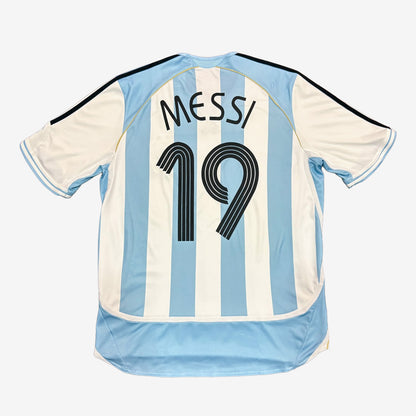 Argentinien 2006 Messi #19 Heim Trikot