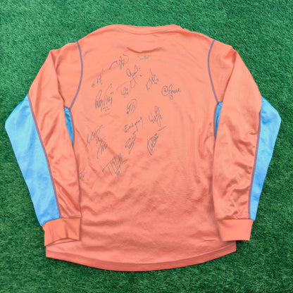 VfL Wolfsburg 2002/03 Drittes Trikot mit Unterschriften