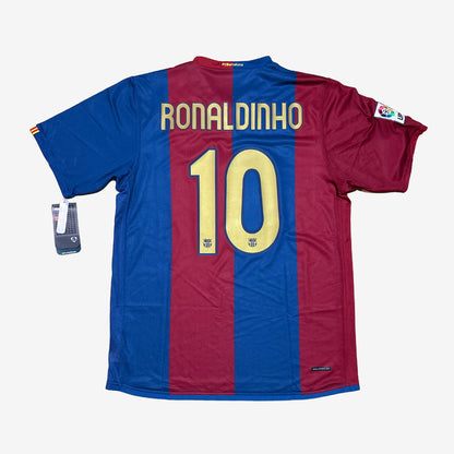 FC Barcelona 2006/07 Ronaldinho #10 Heim Trikot (Neu)