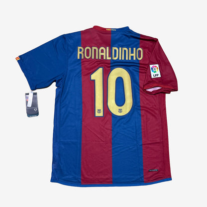 FC Barcelona 2006/07 Ronaldinho #10 Heim Trikot (Neu)