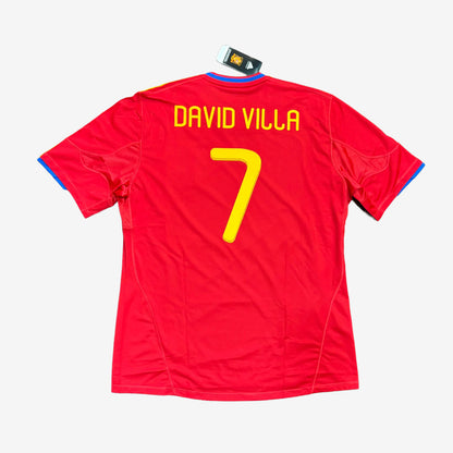 Spanien 2010 David Villa #7 Heim Trikot (Neu)