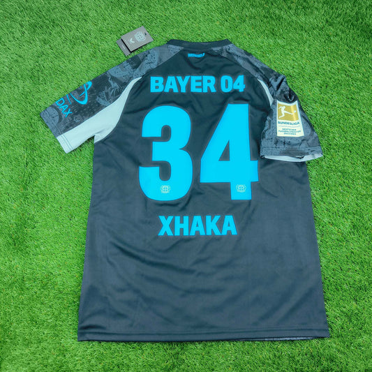 Bayer 04 Leverkusen 2024/25 Xhaka #34 Drittes Trikot (Neu mit Etikett)